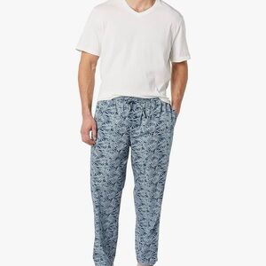 Amazon Essentials Blue Patterned Pants